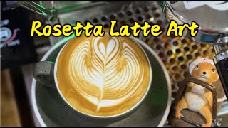 Brew process to get a perfect rosetta latte art  3rd Oct [upl. by Emmett]