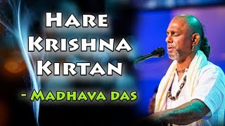 Hare Krishna Heart Touching Kirtan by Madhava Das at ISKCON Chowpatty [upl. by Yrreiht]