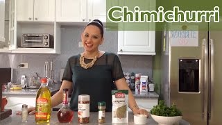 Chimichurri Casero  Receta deliciosa fácil y rápida  Cocinando con Pamela  Episodio 9 [upl. by Lowney171]