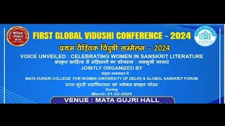 FIRST GLOBAL VIDUSHI CONFERENCE  2232024 valedictory session partii [upl. by Ahtnammas]