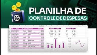 Planilha de Controle de Despesas no Excel Como Fazer Simples e do Zero [upl. by Ahsielat]