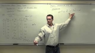 Statistics Lecture 52 A Study of Probability Distributions Mean and Standard Deviation [upl. by Lupiv]