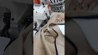 howtomakesleevesdesign Overlock Cutting Fabric Machine [upl. by Euqininod]