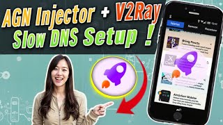 How to Create V2Ray Slow DNS Server amp Set Up on AGN Injector [upl. by Yltnerb]