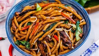 Taiwanese Rice Noodles Recipe 炒米苔目 [upl. by Hepsoj]