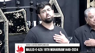 IdaraeJaferia Maryland USA  Noha Maatamdari 19th Muharram 1446  7252024 [upl. by Sherborne]