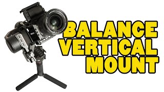 DJI RS3 Gimbal How to Balance Vertical Mount [upl. by Adine]