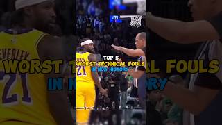 Top 5 Worst Technical Foul Calls In NBA History [upl. by Rupert]