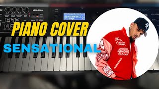 Chris Brown  Sensational  Piano Cover  Jam Session [upl. by Ycnaf]