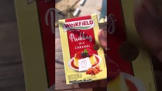 First Time Trying Weikfield Pudding Mix Caramel…Pass or Fail  Pudding Recipe  Weikfield Pudding [upl. by Cleasta]