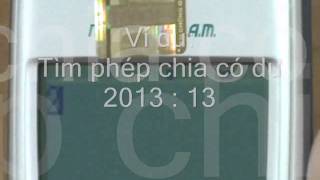 Tìm phép chia có dư trên máy tính Casio fx 570VN Plus [upl. by Thapa]