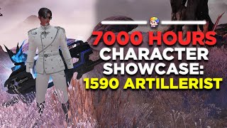 Lost Ark 7000 Hours Character Showcase  1590 Artillerist [upl. by Alyahsal]