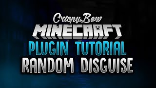 Disguise Plugin v17 Update Fixed bugs Minecraft Disguise Plugin [upl. by Isabel199]