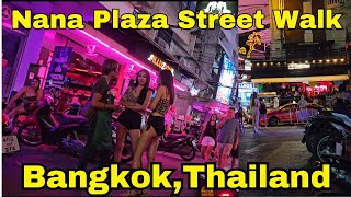 Nana Plaza Inside and OutsideThailand Bangkok nightlife street look around [upl. by Nivert325]