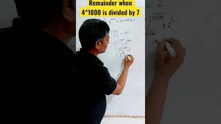 Remainder when 41000 is divided by 7 math ssc ssccgl [upl. by Siobhan538]