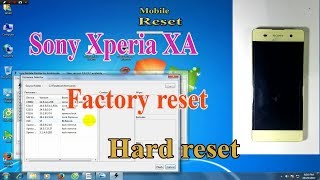 How to Hard Reset SONY Xperia XA1  Reset Code  Format  Restore [upl. by Polk]