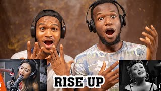 2 SINGERS 1 SONG Andra Day AND Morissete Amon PERFORMING  Rise Up REACTION [upl. by Yralam]