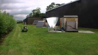 Solar Concentrator Installation [upl. by Parsifal]