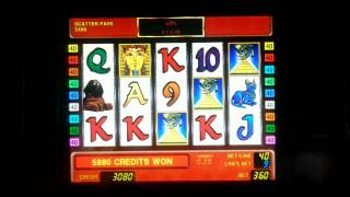 Pharaohs gold 2 gaminator slot 1100 euros win [upl. by Apurk313]