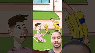 Ronaldo help Messi and Messi help Ronaldo stories football animation ronaldo ronald [upl. by Alpheus4]