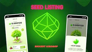 Seed Binance Achievement Claim  Seed Listing Date  Seed Token Kivabe barabo Seed New Update Today [upl. by Ezitram524]