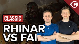 Rhinar vs Fai  Classic Constructed  Flesh and Blood TCG [upl. by Trebuh]