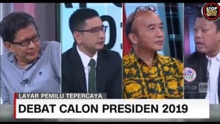 DEBAT PANAS 01 VS 02  ROCKY GERUNG PERMALUKAN NUSRON WAHID SAMPAI KERINGET DINGIN [upl. by Elletsyrc]