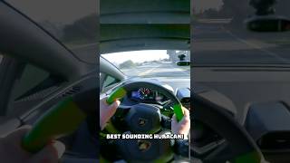 STRAIGHT PIPED Huracan POV Drive POP POP 😵 [upl. by Nomrej]