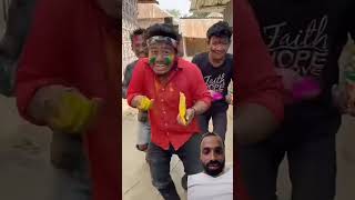 Tati Kana Karke Holi Khel Ne Aaya 🙄😂😁 viral funny shorts [upl. by Sato]