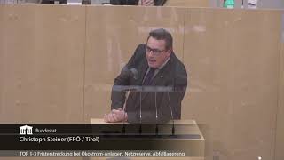 Christoph Steiner  Tatsächliche Berichtigung  Ökostromgesetz  16122020 [upl. by Melar381]