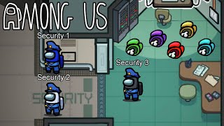 Security Guard Challenge on AMONG US [upl. by Birgitta]