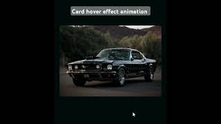 Card hover effect animation using html css and jswebdeveloper css html javascript coding [upl. by Jacqueline]