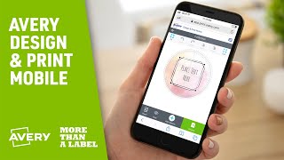 How to Print Labels from Your Phone with Avery Design amp Print Online for Mobile [upl. by Yorick255]