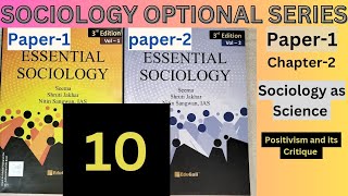 Chapter2 Positivism and its critique Essential sociology by nitin sangwan latest 3rd edition [upl. by Gabrielson]