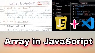 Arrays in JavaScript  A Beginner’s Guide to JavaScript Arrays [upl. by Vidovic26]