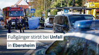 Fußgänger stirbt bei Unfall in MainzEbersheim [upl. by Ennelram201]