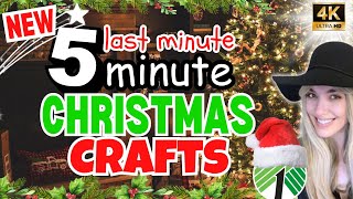 5 Minute Christmas Crafts That Don’t Look Cheap  Last Minute DIY Gifts  Dollar Tree Christmas DIYS [upl. by Wendeline119]