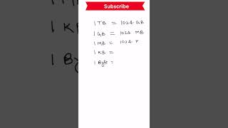 Convert GB MB and KB in Seconds 🔥 storage shorts [upl. by Gnuhc]