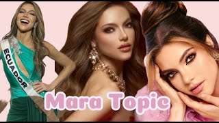 Mara Topic  Favorita entre el público para Miss Universo 2024 [upl. by Pantheas]