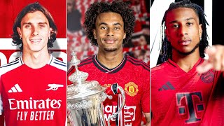 NEW BIG TRANSFERS IN EUROPE CALAFIORI TO ARSENAL  ZIRKZEE TO MAN UNITED  OLISE TO BAYERN [upl. by Tesler]