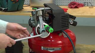 Porter Cable Compressor Repair – How to Replace the Cylinder Kit [upl. by Houlberg]