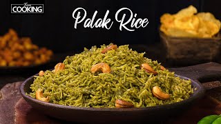 Palak Rice  Spinach Rice Recipe  Healthy Lunch Ideas  Rice Recipes HomeCookingShow [upl. by Hcahsem683]