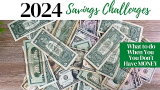 2024 SAVINGS CHALLENGES IDEAS  WHAT TO DO WHEN YOU DONT HAVE MONEY  ROCHELLE ADAMSON BUDGETS [upl. by Osbourn711]