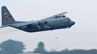 NICE 7x C130 DEPARTURE Market Garden 2014 Eindhoven [upl. by Marduk]