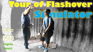 Flashover Simulator Tour Rollovers amp Science Explained  Virginia Beach [upl. by Zebulen]