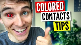 Watch BEFORE you buy 7 Tips for COLORED Contacts [upl. by Launame]