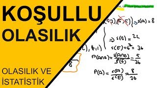 Olasılık ve İstatistik Ders 4  Koşullu Olasılık  Conditional probability [upl. by Hgierb560]