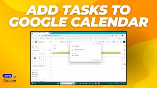 How to Add Tasks to Google Calendar [upl. by Eilliw766]