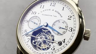 A Lange amp Söhne Tourbillon Pour Le Merite 701001 A Lange amp Söhne Watch Review [upl. by Yenolem947]