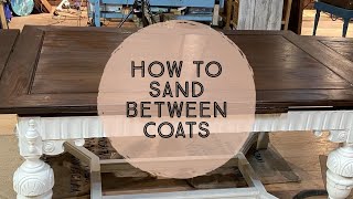 How to Sand Between Coats [upl. by Etterual]